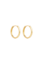 BRINCO ARGOLA LISA 20 MM BANHADO A OURO BM2233-O