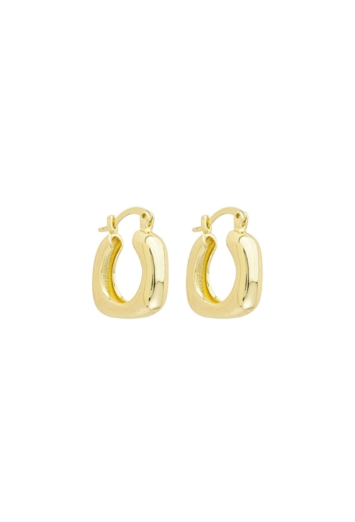 BRINCO ARGOLA LISA 6X19 BANHADO A OURO BM2232-O