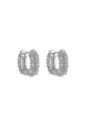 BRINCO ARGOLA QUADRADA CRAVEJADA COM ZIRCÔNIAS BM2006-R