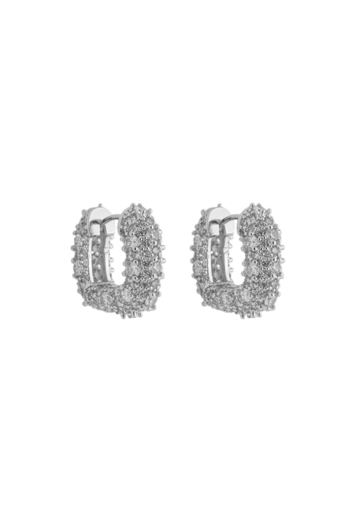 BRINCO ARGOLA QUADRADA CRAVEJADA COM ZIRCÔNIAS BM2006-R BRINCO ARGOLA QUADRADA CRAVEJADA COM ZIRCÔNIAS BM2006-R