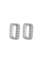 BRINCO ARGOLA RETANGULAR CRAVEJADO COM ZIRCÔNIAS BM2009-R