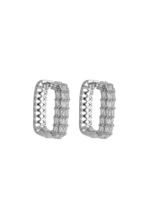 BRINCO ARGOLA RETANGULAR CRAVEJADO COM ZIRCÔNIAS BM2009-R