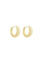 BRINCO ARGOLA TORCIDA 25MM BANHADO A OURO BM2235-O