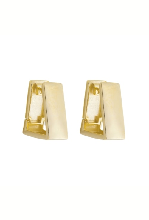 BRINCO ARGOLA TRIANGULAR LISA NO OURO BM1659-O BRINCO ARGOLA TRIANGULAR LISA NO OURO BM1659-O