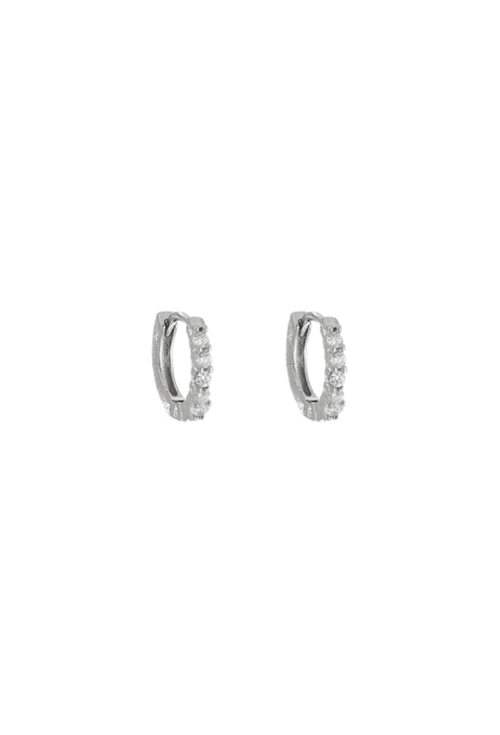 BRINCO ARGOLINHA COM ZIRCÔNIAS CRISTAL NO RÓDIO BM1301-R BRINCO ARGOLINHA COM ZIRCÔNIAS CRISTAL NO RÓDIO BM1301-R