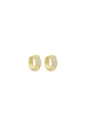 BRINCO ARGOLINHA CRAVEJADA BANHADO A OURO BM2249-O