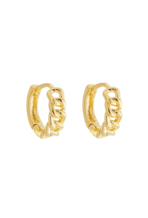 BRINCO ARGOLINHA DE ELOS NO OURO BM1702-O
