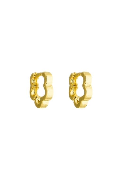 BRINCO ARGOLINHA DE FLOR VAZADO NO OURO BM1747-O BRINCO ARGOLINHA DE FLOR VAZADO NO OURO BM1747-O