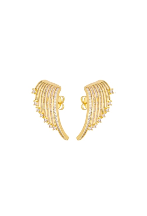 BRINCO ASA CRAVEJADO EAR CUFF COM ZIRCÔNIA BM2127-O