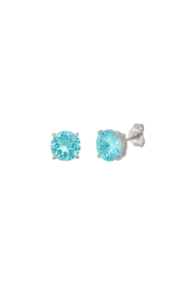 Produto BRINCO COM PEDRA CRISTAL AZUL PARAÍBA BM1250-R
