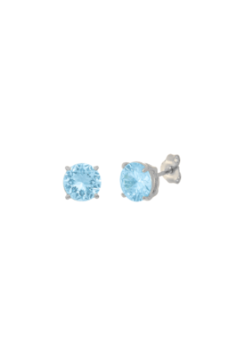 Produto BRINCO COM PEDRA CRISTAL AZUL PARAÍBA BM1250-R