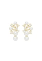 BRINCO COM PÉROLAS E ZIRCÔNIAS CRISTAL NO OURO BM2073-O