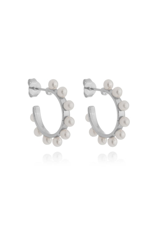 BRINCO DE ARGOLA COM PÉROLAS BM347-R