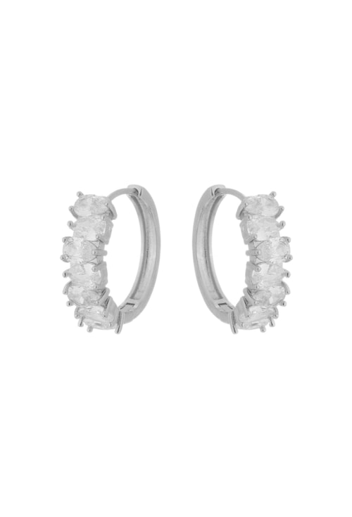 BRINCO DE ARGOLA COM ZIRCÔNIA GOTA BM1093-R