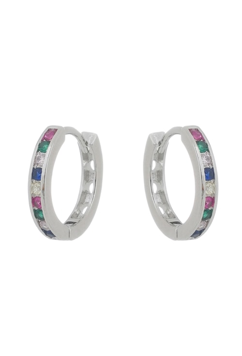 BRINCO DE ARGOLA COM ZIRCÔNIA RAINBOW BM405-R