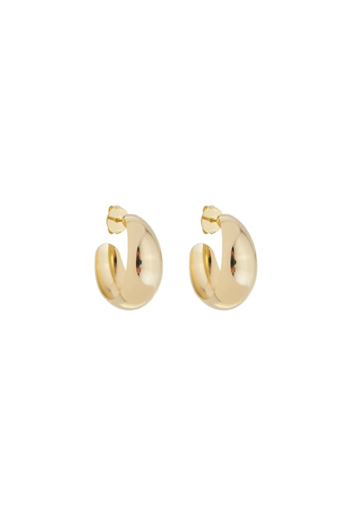 BRINCO DE ARGOLA LISA NO OURO BM1358-O