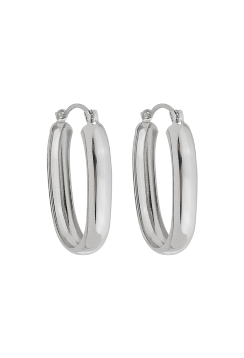 BRINCO DE ARGOLA LISA OVAL NO RÓDIO BM1356-R