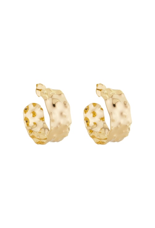 BRINCO DE ARGOLA MARTELADA NO OURO BM1591-O BRINCO DE ARGOLA MARTELADA NO OURO BM1591-O