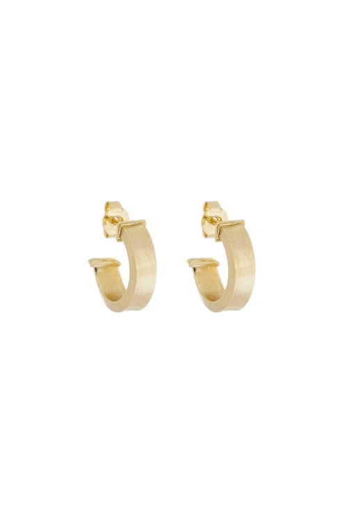 BRINCO DE ARGOLA PEQUENA FOSCA NO OURO BM1364-O BRINCO DE ARGOLA PEQUENA FOSCA NO OURO BM1364-O