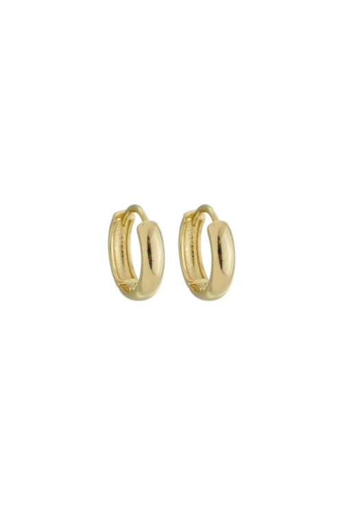BRINCO DE ARGOLINHA ABAULADA NO OURO P BM1542-O BRINCO DE ARGOLINHA ABAULADA NO OURO P BM1542-O