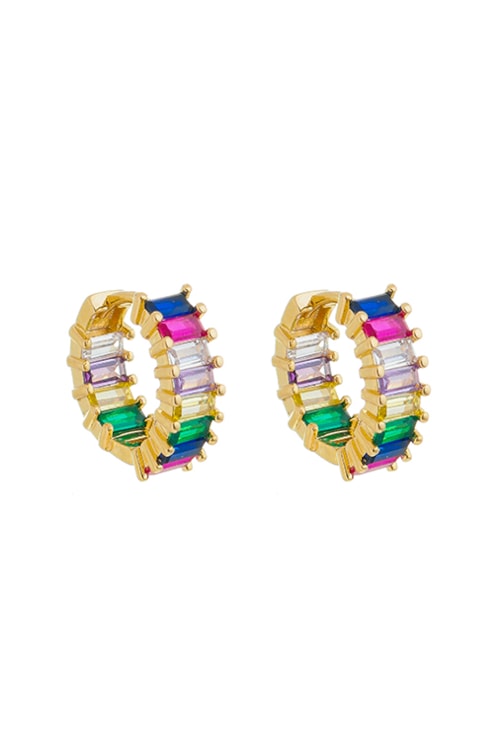 BRINCO DE ARGOLINHA CLICK COM PEDRAS COLORIDAS BM1246-O