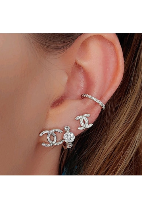 BRINCO DE ARGOLINHA CLICK DE ZIRCONIAS REDONDAS BM606-R