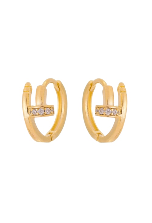 BRINCO DE ARGOLINHA CLICK PREGO NO OURO BM761-O