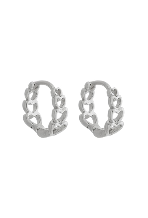 BRINCO DE ARGOLINHA COM CORAÇÕES NO RÓDIO BM1403-R