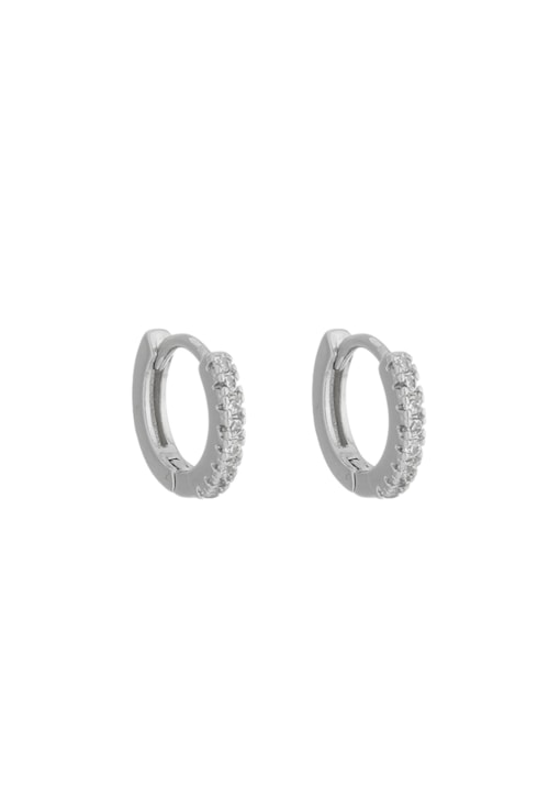 BRINCO DE ARGOLINHA COM ZIRCÔNIAS NO RÓDIO BM1452-R BRINCO DE ARGOLINHA COM ZIRCÔNIAS NO RÓDIO BM1452-R