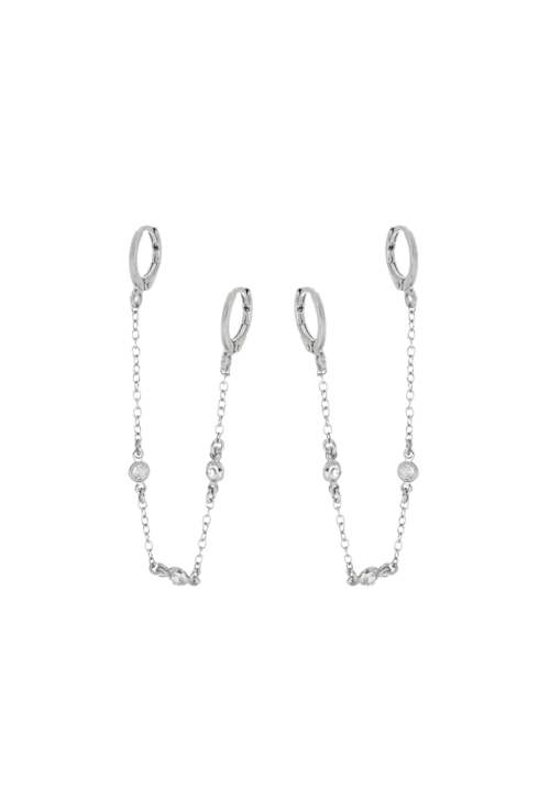 BRINCO DE ARGOLINHA DUPLA COM CORRENTE BM004-R