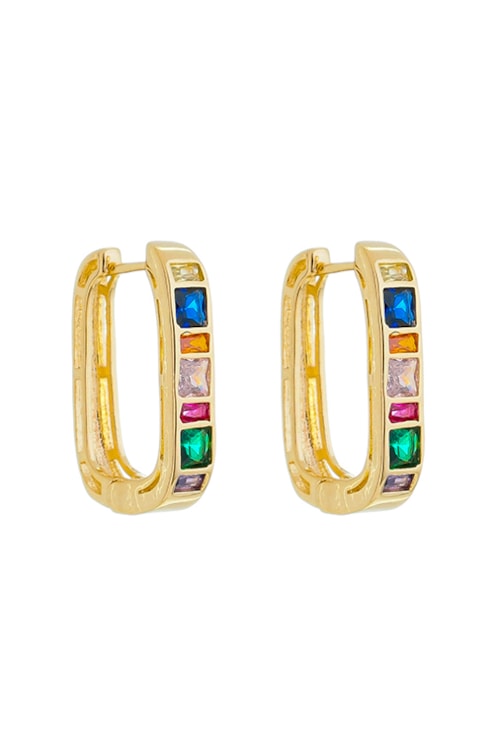 BRINCO DE ARGOLINHA OVAL SAFIRA E ESMERALDA BM1248-O BRINCO DE ARGOLINHA OVAL SAFIRA E ESMERALDA BM1248-O