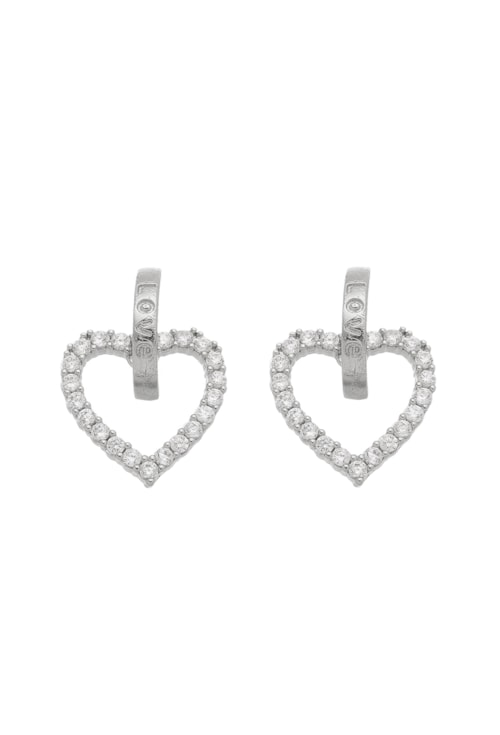 BRINCO DE CORAÇÃO LOVE COM ZIRCÔNIAS BM944-R