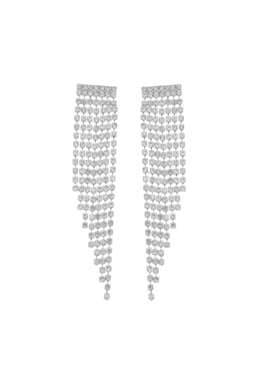 BRINCO DE FRANJA STRASS FESTA ALONGADO BM1167-R BRINCO DE FRANJA STRASS FESTA ALONGADO BM1167-R