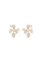 BRINCO DOURADO COM GOTAS CRISTAL CRAVEJADAS BM2090-O
