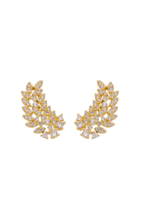 BRINCO EAR CUFF ASAS LUXO OURO BM788-O