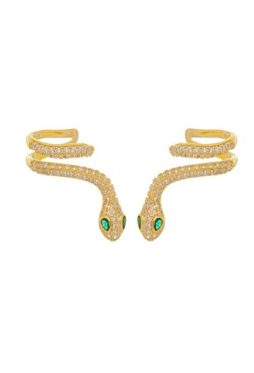 BRINCO EAR CUFF COBRA CRAVEJADA BM1084-O