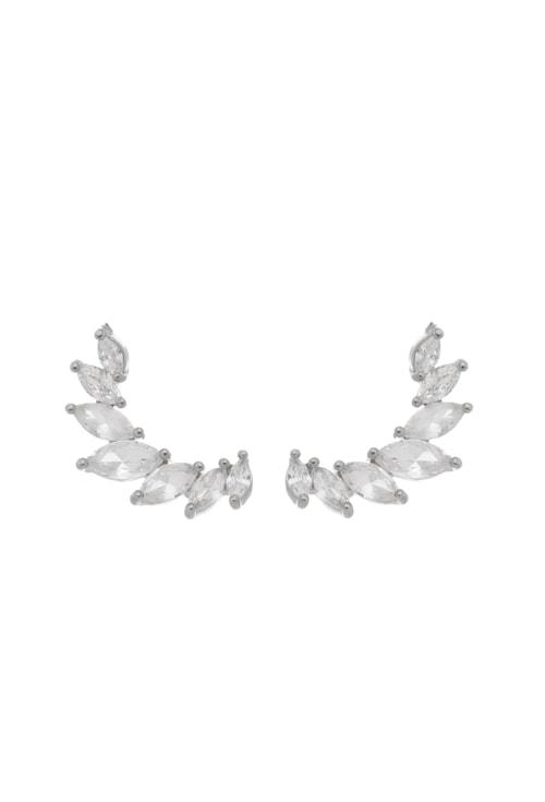 BRINCO EAR CUFF COM NAVETES CRISTAL RODIO BM799-R BRINCO EAR CUFF COM NAVETES CRISTAL RODIO BM799-R