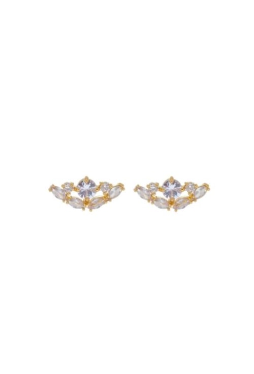 BRINCO EAR CUFF COM PEDRAS CRISTAL BM1192-O