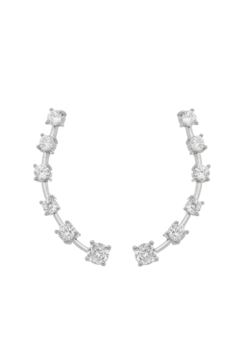 BRINCO EAR CUFF COM ZIRCÔNIAS CRISTAL BM825-R