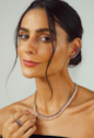 BRINCO EAR CUFF CURVO CRAVEJADO AMETISTA BANHADO A OURO 18K BM2365-O