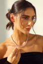 BRINCO EAR CUFF CURVO CRAVEJADO RUBELITA BANHADO A OURO 18K BM2365-O