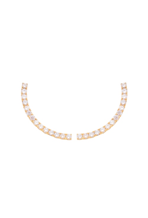 BRINCO EAR CUFF DE ZIRCÔNIA CRISTAL SLIM BM336-O BRINCO EAR CUFF DE ZIRCÔNIA CRISTAL SLIM BM336-O