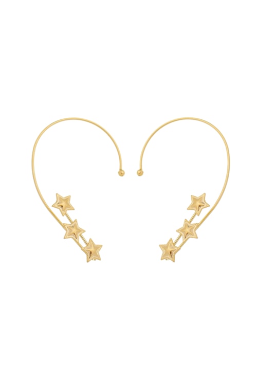 BRINCO EAR CUFF ESTRELA 3 PONTOS BM1089-O