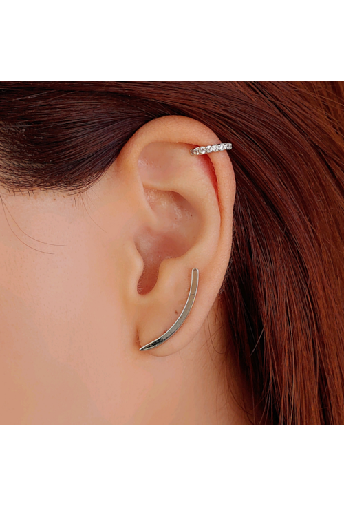 BRINCO EAR CUFF LISO NO RÓDIO BM814-R
