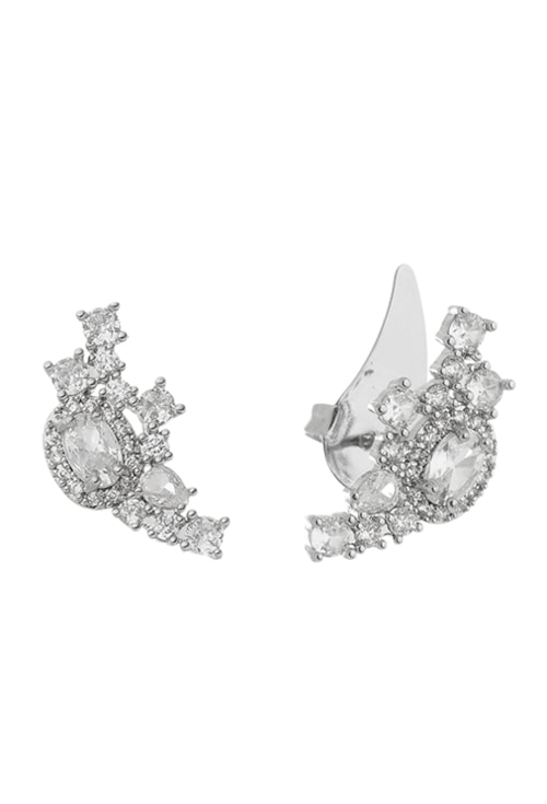 BRINCO EAR CUFF LUXO CRAVEJADO EM ZIRCÔNIAS BM1262-R