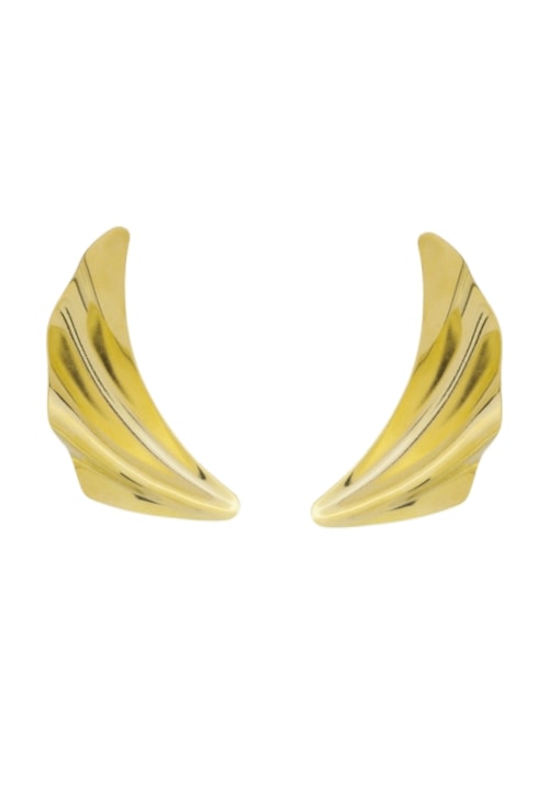 BRINCO EAR CUFF ORGÂNICO NO OURO BM1848-O