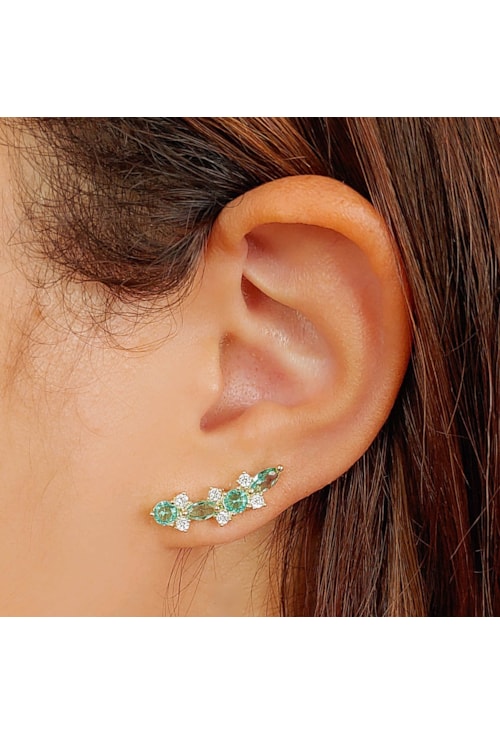 BRINCO EAR CUFF TURMALINA BM891-O