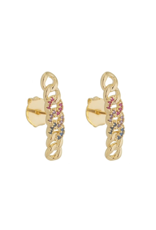 BRINCO EAR HOOK DE CORRENTE CRAVEJADO BM1312-O BRINCO EAR HOOK DE CORRENTE CRAVEJADO BM1312-O