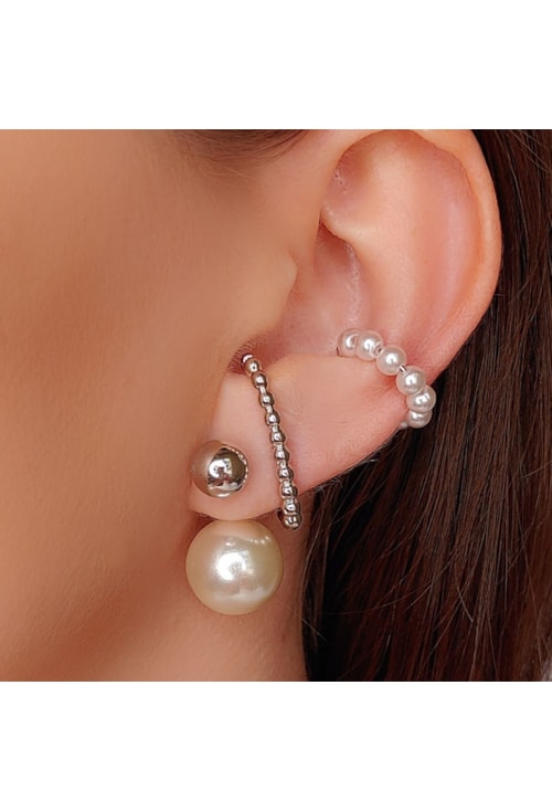 BRINCO EAR HOOK DE MINI BOLINHAS BM325-R