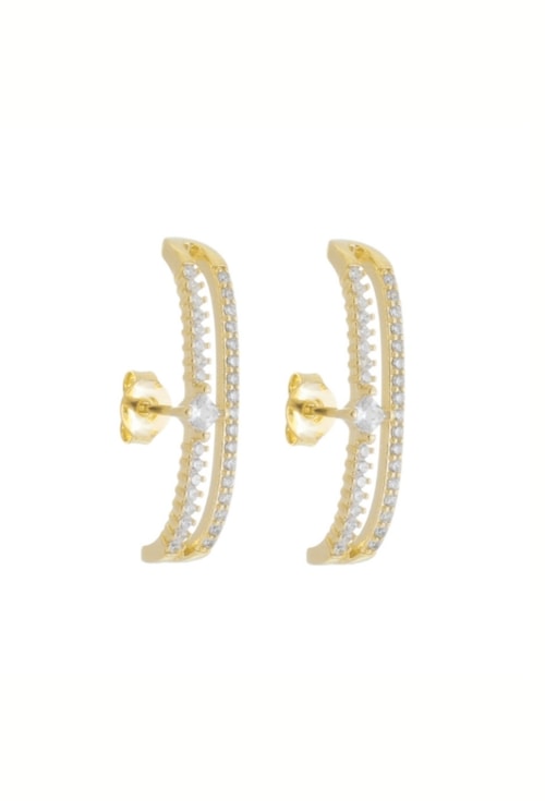 BRINCO EAR HOOK VAZADO CRAVEJADO BM1750-O BRINCO EAR HOOK VAZADO CRAVEJADO BM1750-O